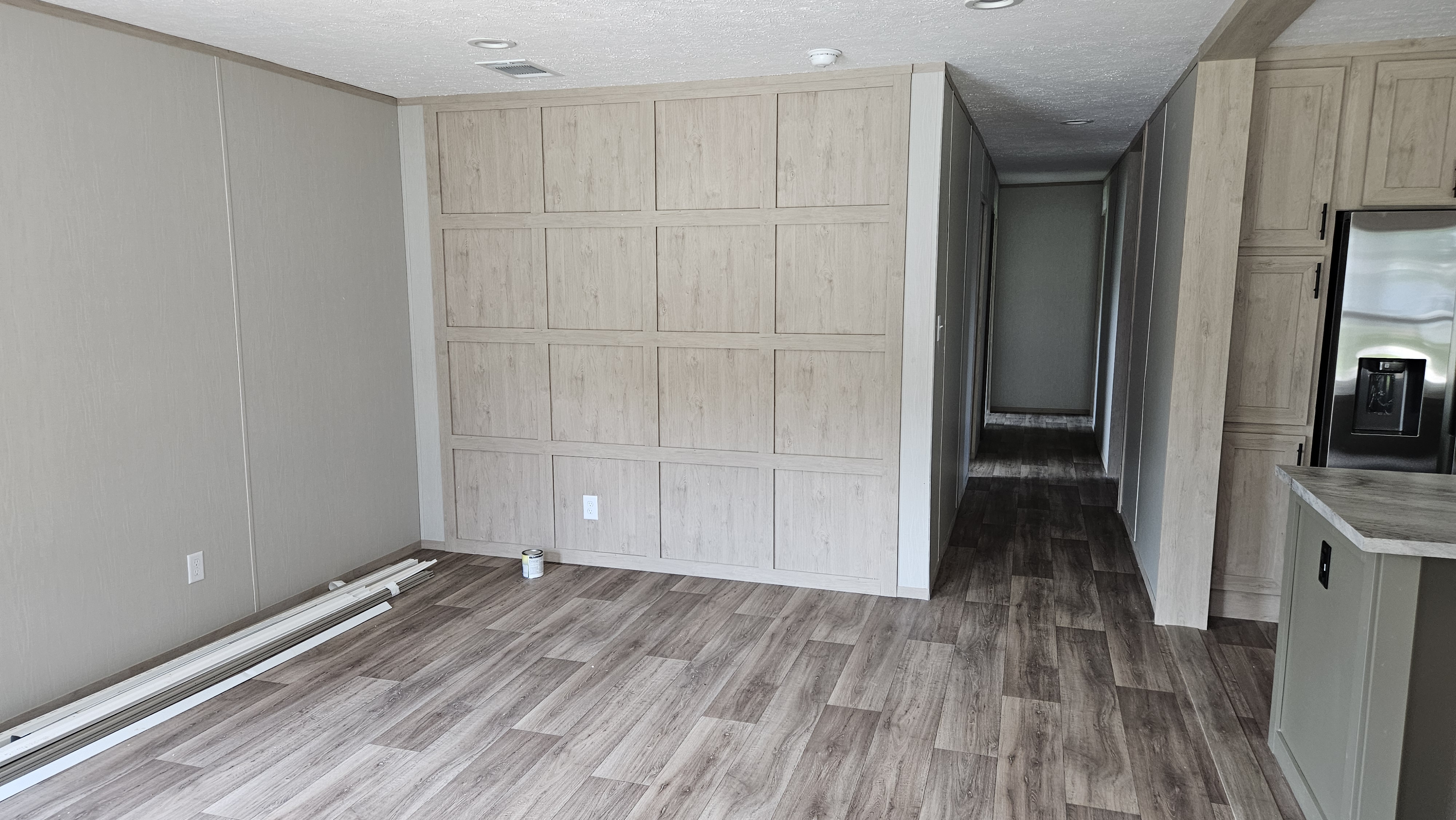 Kitchen and dining area